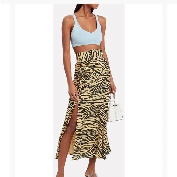 Nicholas zebra 2025 print skirt